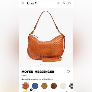 Clare V. Woven Moyen Messenger